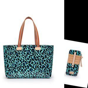 Consuela Gem Big Breezy Tote Bag and Card holder